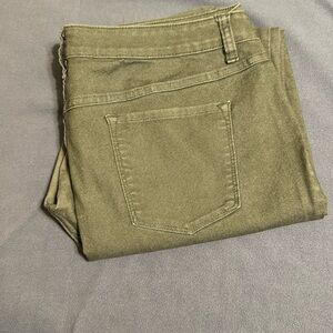 Prana Kayla colored jeans 16/34 in dark green
